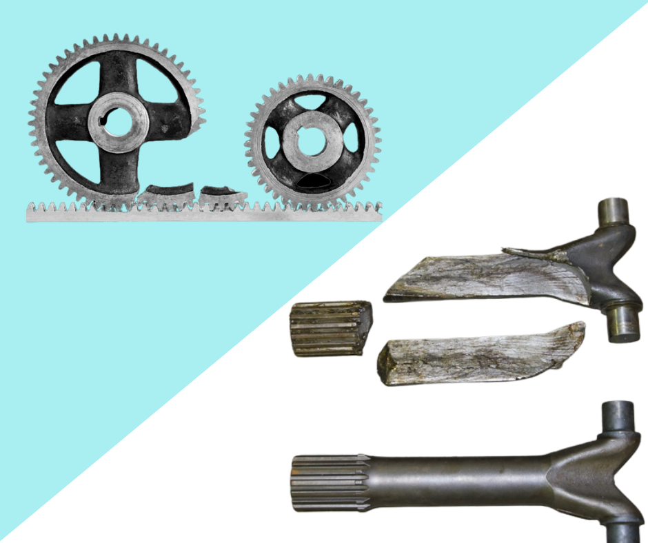 Repair mechanical components and assemblies such as shafts, gears, cams etc.